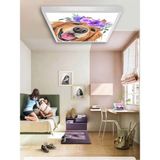 Gökyüzü Panel ÇOCUK-ODASI-AVIZE-60 x 60-54W-LED-ARMATÜR-GENÇ-ODASI-AVIZE-DESENLI-PANEL-EN-ŞIK-ÇOCUK-ODASI-LED-LAMBA - Beyaz - 1