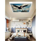 Gökyüzü Panel Çocuk Odası Harry Potter Avize, 60X60 LED Panel, 60W Beyaz Işık, Modern LED Avize, Yapay Zeka Avize