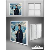 Gökyüzü Panel Erkek Çocuk Odası Avize, Harry Potter LED Avize, 60 x 60 Kare, 60WATT, Güçlü Işık, Modern LED Lamba, - Beyaz - 1