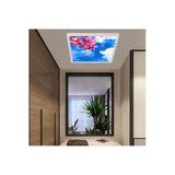 Gökyüzü Panel Ev Koridor 54Watt-Büyük Boy 60X60 -Led Avize- Tavan Aydınlatma Lambası-Tavana Yapışık Model