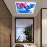 Gökyüzü Panel Ev Koridor 60WATT-BÜYÜK Boy 60 x 60 -Led Avize- Tavan Aydınlatma Lambası-Tavana Yapışık MODEL-60WAT - Beyaz - 1