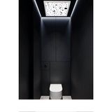 Gökyüzü Panel Gecemsi Tasarım, LED Avize, Yatak Odası LAMBA,60W -Büyük Boy Avize (60 cm x 60 cm ) - Beyaz - 1