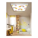 Gökyüzü Panel Genç Odası Avize-60Cmx60cm-54Watt-Led-6500 Kelvin (Beyaz)-30M2 Alan Homojen Aydınlatma-Uv Baskı Led