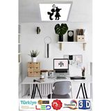Gökyüzü Panel Genç Odası Led 54W Avize Çocuksu Desen 60Cmx60cm