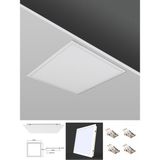 Gökyüzü Panel Gömme LED Armatur, Alçıpen Tavan 60 x 60 LED Panel, Sıva Üstü 60WATT LED Panel, Beyaz Işık 6500K-BEYAZ - 1