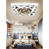 Gökyüzü Panel Harry Potter Ledli Çocuk Odası Avize, 60WATT, Beyaz Işık, 60 x 60 Modern Kare, Genç Odası Avize, Yeni - 1