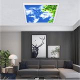Gökyüzü Panel Hd LED Aydınlatma - 60WATT - 60 cm x 60 cm - Ev Avize -Tavana Yapışık Model- Kolay Montaj Avize - Beyaz - 1