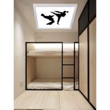 Gökyüzü Panel Judo LED Aydınlatma - 60W Tavana Model Hd Avize- 60 x 60 - Beyaz Işık, Modern Avize - 1