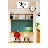 Gökyüzü Panel Kaykaycı Yeni Nesil Genç Led Aydınlatma-54W Büyük Tasarım Avize- 60X60 -Beyaz Işık