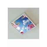 Gökyüzü Panel Ledli Yatak Odası 54Watt Avize-60Cm X 60Cm - Tavana Yapışık-Kolay Montaj Avize