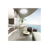 Gökyüzü Panel Lüks Balkon Yuvarlak Avize 25Watt-30Cm X 30Cm Lüks Led Aydınlatma, Yuvarlak Balkon Avize