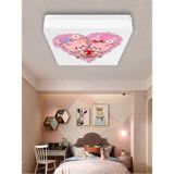 Gökyüzü Panel Lüks Çocuk Odası Avize 25WATT-30 cm x 30 cm Lüks LED Aydınlatma, Ayıcıklar, Çocuk Avize Modelleri - Beyaz - 1