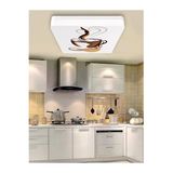 Gökyüzü Panel Lüks Mutfak Aydınlatma 25Watt-30Cm X 30Cm Mutfak Avize Modelleri, Fincan, Lüks Led Aydınlatma