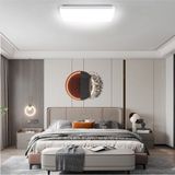 Gökyüzü Panel Lüks Yatak Odası Avize 25WATT-30 cm x 30 cm Lüks LED Aydınlatma, Yatak Odası Avize, Avize Modelleri - Beyaz - 1