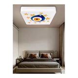 Gökyüzü Panel Lüks Yatak Odası Aydınlatma 25Watt-30Cm X 30Cm Lüks Aydınlatma, Nazar Boncuğu, Yatak Avize Modelleri