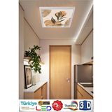 Gökyüzü Panel Mimari Desen Tavan 60W LED Aydınlatma Hd Avize 60 cm x 60 cm - Beyaz - 1