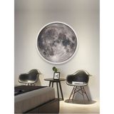 Gökyüzü Panel Modern Aplik - Moon LED Aplik, 30 cm Çap LED 25WATT, Duvar Aplikleri, Hepsiburada Aplik, Aplik Modelleri - Beyaz - 1