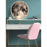 Gökyüzü Panel Moon LED Aplik 30 cm Çap LED 25WATT LED Duvar Aplikleri Yatak Odası Aplik Yatak Başı Aplik Genç - Beyaz - 1