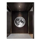Gökyüzü Panel Moon Led Aplik, 30Cm Çap, Led 25Watt, Modern, Duvar Aplik, Yatak Odası Aplik, Duvar Lambası, New Art