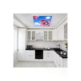 Gökyüzü Panel Mutfak Avize 54Watt-60X60 Kare Led Avize -Mutfak Tasarım Aydınlatma-Tavana Yapışık-Kolay Montaj