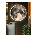 Gökyüzü Panel New-Moon, Modern Aplik, 30Cm Çap Led 25Watt, Led Duvar Aplikleri, Yatak Odası Aplik, Aplik Modelleri
