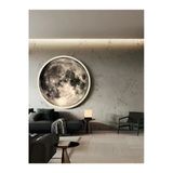 Gökyüzü Panel New-Moon, Modern Aplik, 30Cm Led 25Watt, Led Duvar Aplikleri, Yatak Odası Aplik, Yatak Başı Aplik
