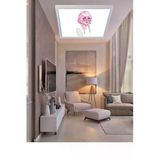 Gökyüzü Panel Relax Girl-Genç Odası Led Aydınlatma Avize- 54W Modern Tasarım 60X60 -Beyaz Işık-Tavan Lambası