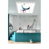 Gökyüzü Panel Rock Man Ledli Avize-60X60 Led Panel Tasarım Kare Led Avize-54W-6500K- Genç Işıklandırma