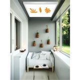 Gökyüzü Panel Son DANS-BALKON-AVIZE-60 cm x 60 cm -54WLED-ARMATÜR-KAPALI-BALKON-AYDINLATMA-PANEL-BALKON-AVIZE-MODELLERI - Beyaz - 1