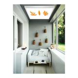 Gökyüzü Panel Son Dans-Balkon-Avize-60Cmx60cm-54Wled-Armatür-Kapalı-Balkon-Aydınlatma-Panel-Balkon-Avize-Modelleri