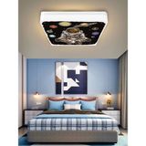 Gökyüzü Panel Space-Astronot Avize-Led AVIZE-25WATT-30 cm x 30 cm ,ÇOCUK Odası Avize, Avize Modelleri, Astronot Avize - Beyaz - 1