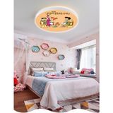 Gökyüzü Panel Taş Devri Avize-Led Avize-25 WATT-30 cm x 30 cm , Çocuk Odası Avize, Avize Modelleri, Flintstones Avize - Beyaz - 1