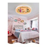 Gökyüzü Panel Taş Devri Avize-Led Avize-25 Watt-30Cm X 30Cm, Çocuk Odası Avize, Avize Modelleri, Flintstones Avize