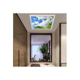 Gökyüzü Panel Uv Baskı 54Watt-Kare 60X60 -Led Ev Avize- Yeni Nesil Aydınlatma- Tavana Yapışık-Kolay Montaj Avize