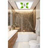 Gökyüzü Panel Wc AVIZE-60 x 60-54W-LED-ARMATÜR-BANYO-AYDINLATMA-DESENLI-PANEL-WC-LED-AMPUL-BANYO Işıkları-Tekli LED - Beyaz - 1