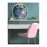 Gökyüzü Panel World Model,Led Aplik, 30Cm Çap,Led 25Watt, Modern,Duvar Aplik, Yatak Odası Aplik,İç Mekan Aplik