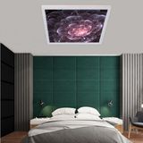 Gökyüzü Panel Yeni 60WATT-60 x 60 -Ledli Yatak Odası Avize- Uv Baskı Tasarım Aydınlatma-Tavana Yapışık-Kolay Montaj - Beyaz - 1