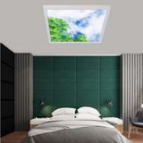 Gökyüzü Panel Yeni Nesil 60WATT-KARE 60 x 60 -Led Yatak Odası Tasarım Aydınlatma-Tavana Yapışık-Kolay Montaj Avize - Beyaz - 1