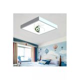 Gökyüzü Panel Yeşil Top Çocuk Odası Led Avize-48W Enerji Tasarruflu