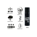 Gökyüzünün Adaleti Spray Tattoo Geçici Dövme Seti Dark Sprey Dövme Kiti