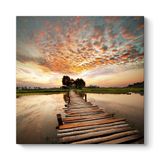 Göl ve İskele Tablosu 100 x 100