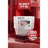 GOLCIA Max 777 ml Mikrodalgaya ve Derin Dondurucuya Uygun Yıkanabilir 10'lu Saklama Kabı Seti