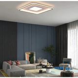 Gold 60X60CM Kare 3000K Işık Rengi,kumandalı LED Tavan Lambası,avize,modern Aydınlatma, Dekoratif Işık