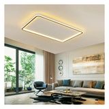 Gold 60X90CM Kare 3000K Işık Rengi,kumandalı LED Tavan Lambası,avize,modern Aydınlatma, Dekoratif Işık