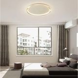 Gold Ø80CM Çember 3000K Işık Rengi, Kumandalı LED Tavan Lambası,yuvarlak Avize,modern Aydınlatma,dekoratif Işık