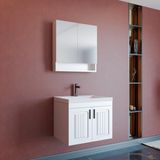 Gold Banyo Aria Aynalı 65 cm Takım Banyo Dolabı Beyaz