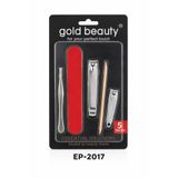Gold Beauty 5 Parça Profesyonel Manikür ve Pedikür Seti EP-2017