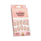 Gold Beauty Elegant Touch 24'lü Frenchli Takma Tırnak - Yapıştırıcı