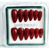Gold Beauty Kedi Gözü Takma Tırnak 12 Li Ep-1527 - 1 Kırmızı
