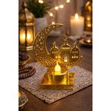 Gold Cami Pilli led ışık, Askılı Fener Süsü SARI Işıklar Peri Işıkları Aydınlatmalı Şerit Led Ramazan Süsü Led Işık
